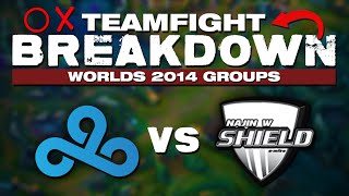 LoL Fight Club S4E01: C9 vs NJWS | 2014 Worlds Group Stage | Teamfight Breakdown