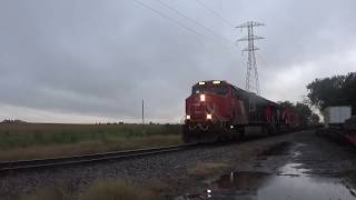 M337 West at Irene with a Wisconsin Central/Algoma Central Caboose