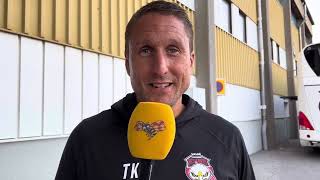 Tomas Kollar efter Färjestad-Malmö i Borås 2023-08-17