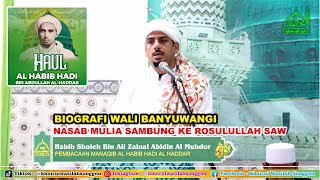 Terbaru | Biografi Wali Banyuwangi Habib Hadi Bin Abdullah Al Haddar Nasab Sambung Ke Rosulullah SAW