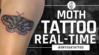 TATTOO REAL-TIME #001 | MOTH