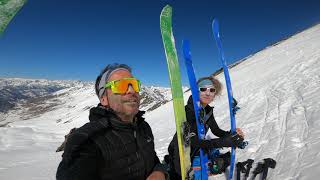 Tour skiing in the Hautes Alpes before confinment