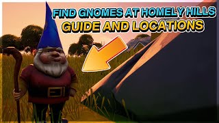 FIND THE GNOMES AT HOMELY HILLS Guide And Locations - Fortnite Season 3