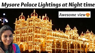 Mysore Palace illumination | Mysore Tourism Karnataka Tourism | Mysore Palace Light show at night