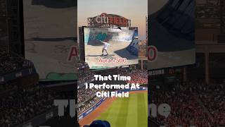 Live skateboarding at Citi Field