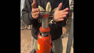 How to Rebuild destroyed Hydraulic Jack with Basic Tools