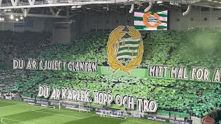 Hammarby - Kalmar (3:1) 2024 Hemmapremiären TIFO