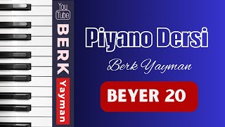 Piyano Dersi Beyer 20 Berk Yayman