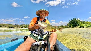 First Big Bass On New Kayak!