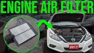 How to Replace Engine Air Filter - Nissan Altima (2013-2018)