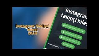 İNSTAGRAM TAKİPCİ HİLESİ ( 29.01.2019 ) MUTLAKA İZLE