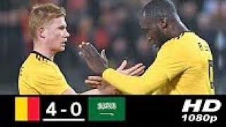 Belgium vs Saudi Arabia 4-0 All Goals & Highlights 27/03/2018 HD