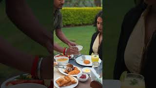 Talayar Valley Bungalow Morning Outdoor Breakfast #shorts  #travel #munnar