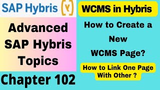 How to create new WCMS Page in SAP Hybris | New Custom Page | WCMS in Hybris | Hybris Tutorial