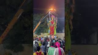 Gulab Srinivas Biggest Durga Mata 2022 | 45 Feet Tallest #Durga Devi #Nimajjanam 2022 #trending