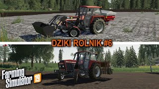 ⭐ Farming Simulator 19 ⭐ Dziki Rolnik #6 ✔ Siew Trawy Oraz Rozsiewanie Wapna