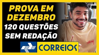 URGENTE! Edital dos Correios na próxima semana e provas em dezembro