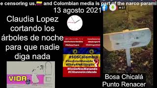 Protestas Colombia 13 agosto D1ctadura n4rcop4ram1litar #13A  #SOSColombia #CIDH #HRW