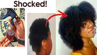 Hair growth in weeks #simplychisom #naturalhair #cloves #diy #diyhairgrowth