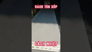 Vách tôn xốp màu trắng cách âm cách nhiệt | Vách tôn lõi xốp #shorts