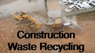 Commercial Chippers: Construction waste Recycling Arjes