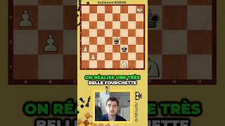 Trouveras tu la double fourchette ?  #chess #echecs #échecs