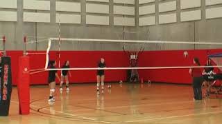 Cincinnati University Volleyball Libero Drill