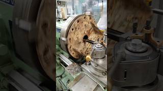 machining a end cover/bearing Console on Cazeneuve HB725 #asmr #machinist #machineshop #machine