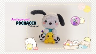 🌺 Pochacco Amigurumi 🐥 Tutorial a Crochet Paso a Paso