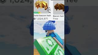 GOLD BACON HAIR🤑🤑 #shorts #roblox