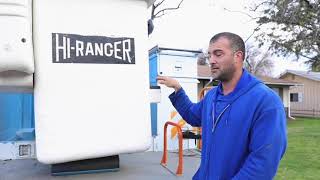 A telecom contractor discusses the benefits of the 42' man lift on his used truck