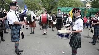 "Higland Cathedrale" Massed Pipe Band am Stadtfest in Wehr D / Zurich Caledonian Pipe Band 2014