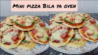 Mini Pizza Bila ya kutumia oven//Mapishi rahisi||Mini pizza on a Pan (Day9)