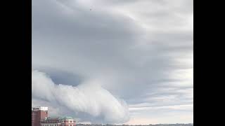 storm front rolls across Halifax NS