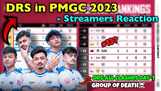 DRS COMEBACK NEEDED😢!? | PMGC 2023 all CLASHES, DAY-1 LEAGUE🔥🇳🇵| STREAMERS REACTION🤔