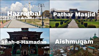 Famous Dargah Mosque in Kashmir | hazratbal  aishmuqam pahalgam  khanqah masjid Srinagar| tripivibes