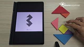 Número 3 con el Tangram