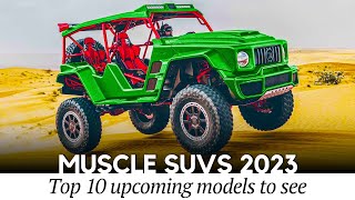 10 Upcoming Muscle SUVs Boasting Record-Breaking Speed and Horsepower Parameters