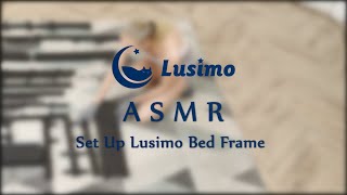 Lusimo | ASMR of Unboxing Metal Bed Frame With Headboard