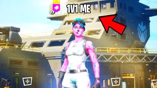 I Put 1v1 Me in my Fortnite Name on the most RARE SKIN...