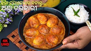 ଚିକେନ୍ ମଟନ୍ ର ଟେଷ୍ଟଭି ଫିକା ଲାଗିବ ଏହି ଅଣ୍ଡା ତରକାରୀ ଆଗରେ🍳🥚EGG MASALA RECIPE🍳🥚ANDA TARKARI RECIPE ODIA🥚