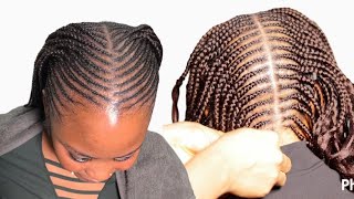 SIMPLE CORNROW INSPIRATION | STEP BY STEP. CHILDREN AND ADULT