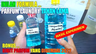 INILAH HASIL EXPERIMEN !!! CARA MEMBUAT PARFUM LAUNDRY WANGI AWET TAHAN LAMA - IDE USAHA