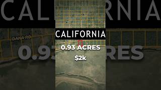 Land for Sale: 0.93 Acres in CA