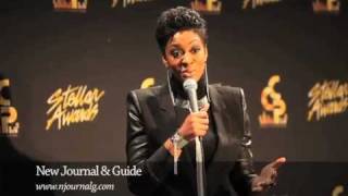 Jessica Reedy Speaks at the Stellar Awards