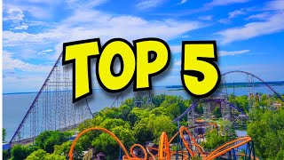 Top 5 Roller Coasters at Cedar Point (2024)