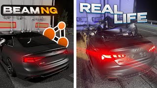 Аварии на реальных событиях в BeamNG.Drive #54