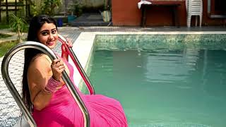 Dream Girl Soumi In Pink Saree || Girl Friend