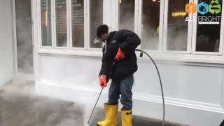 Facade and Storefront Cleaning   Pressure Washing and Bubble Gum Removal