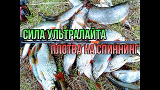 Сила ультралайта/плотва на спиннинг